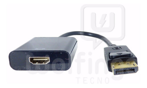 DisplayPort Male to HDMI Female Adapter Cable Full HD Video PC Black 0