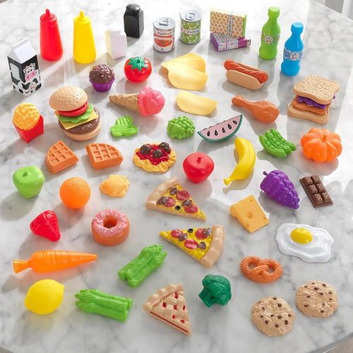 Kidkraft 65-Piece Plastic Food Playset 1