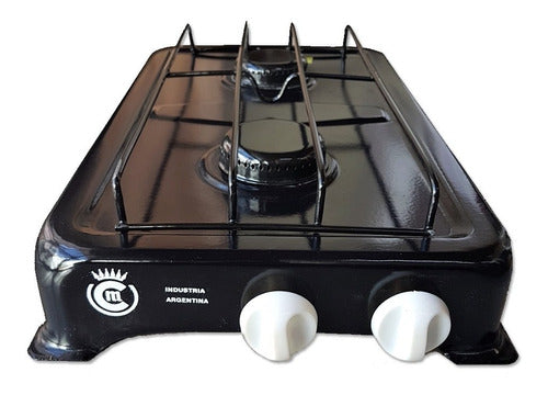 Conometal Front Gas Stove - 2 Burner Enamel 1