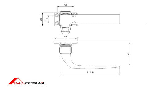 Fecho Alavanca Para Maxim Ar Grande Fma49 Branco 3