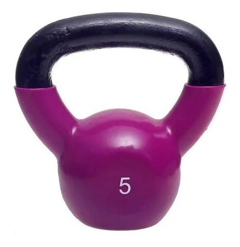 D.E.M.A. Kettlebell 5 Kg Cast Iron Gym Weight 1