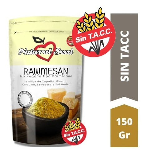 Rawmesan Vegan Cheese (Gluten-Free) 150g - Natural Seed 0