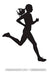 Topper Adorno Cartel  Torta Running Hombre O Mujer Corriendo 3