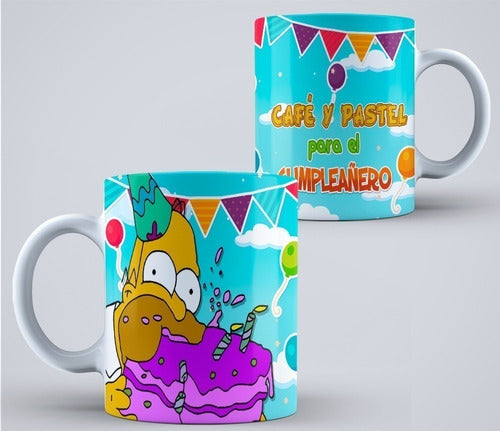 The Simpsons Mug Design Template Kit M4 6