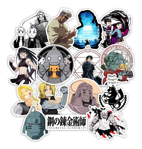 Stickers Fullmetal Alchemist 15 Unidades 0