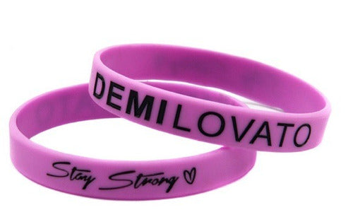 Demi Lovato Pulsera De Silicona Pulseras 1