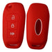 Silicone Key Cover for Ford Ka New +2013 Red ZUK 0