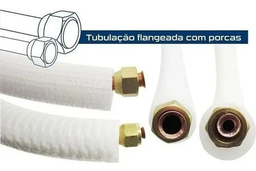 Kit Instalação Ar Condicionado 12.000btus Tubo Cobre 3metros 1