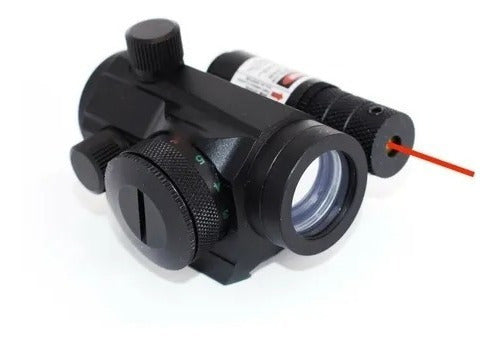 Lake Tactical Red Dot Sight with Laser Rail 11 and 22 Stock 0