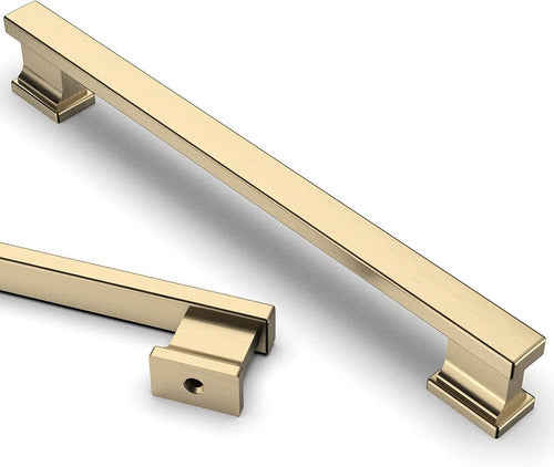 Asidrama 10 Pulls for Kitchen Cabinets - Satin Brass 0