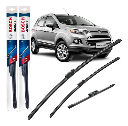 Bosch Kit Escobillas Ecosport Kinetic 12/18 + Luneta 0