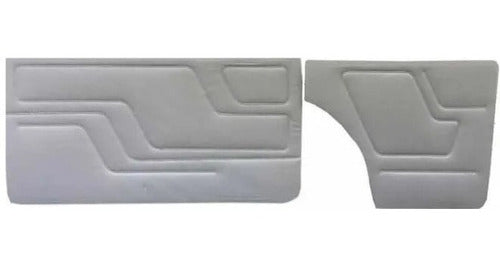 Panel Puerta Interior Fiat 147 Juego Completo Color Gris 1