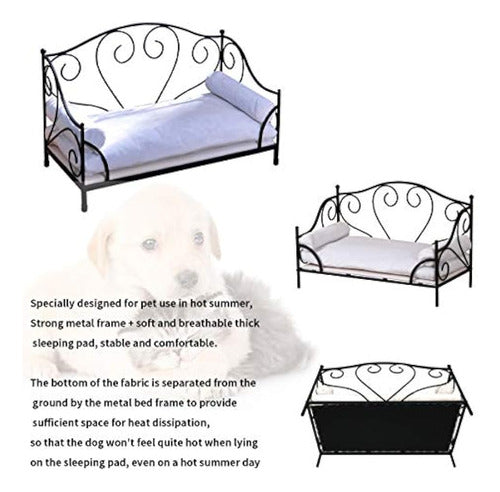 Cama Para Mascotas/sofá Para Mascotas Con Estructura De Hier 4