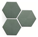 Green Deco Hexagonal Decorative Ceramic Tile 20x23 Cm 0