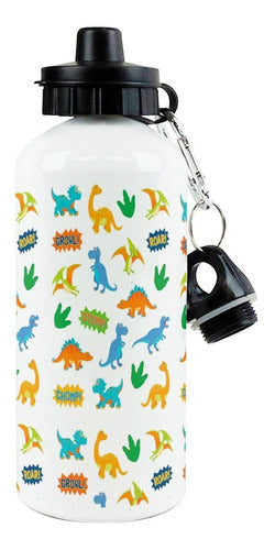 Punto Bizarro - Sports Bottle - Dinosaur Collage 0