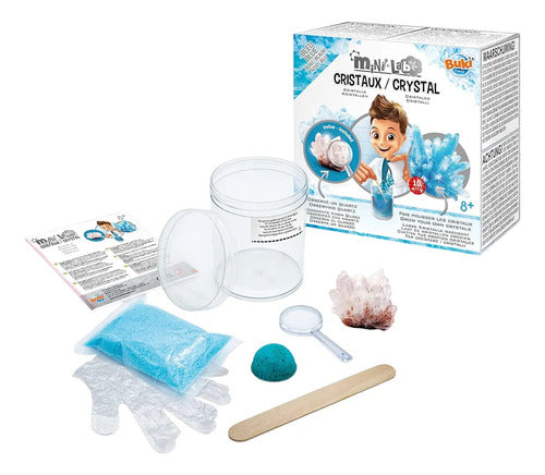 Juego Niños Mini Laboratorio Cristal Creativo Ciencia Buki 1