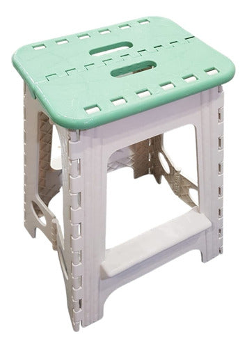 Folding Plastic High Bench Reinforced Colors 46