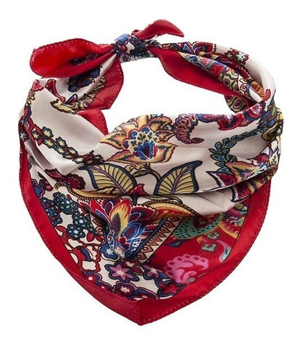 PM Complementos Women's Square Silk Scarf - Choose Your Style 7