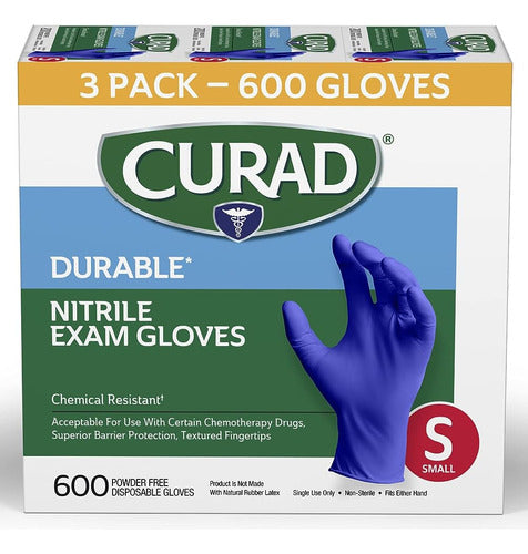 Guantes De Examen De Nitrilo Curado, Duraderos, Sin Polvo, R 0