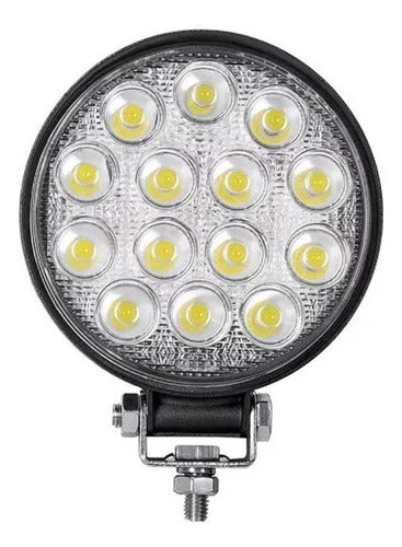 Avant Guiral Motos Faro Auxiliar Led Proyector Spot Luxled 14 Led 9v 42w 0