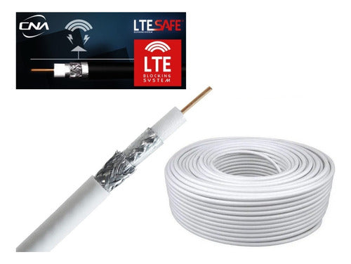 Cabletech Cable Coaxial RG6 - Premium, Low Loss - 80m Roll 0