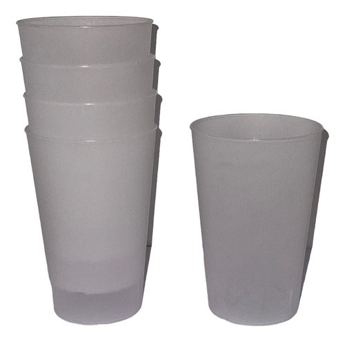 Vaso Reutilizable, Reciclabes Plastico 500ml Pack X 100u 1