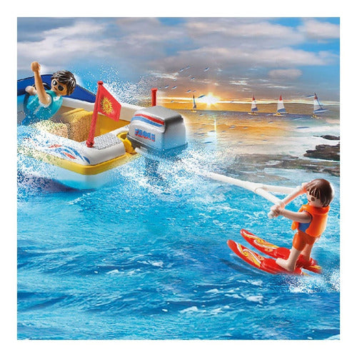 Playmobil Family Fun Pick-Up Truck with Boat 70534 2