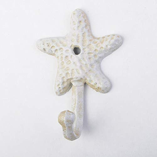 TOPBATHY Decorative Wall Hooks - 3 Piece Starfish Design 1