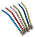 Set of 5 Loekemeyer Stainless Steel Spring Color Straws 5