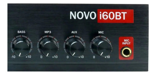 Novik Novo I60BT Bluetooth USB 60W Power Amplifier 3