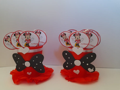 Dulces Temáticos Minnie Mickey Mouse Brochettes Dulces 0