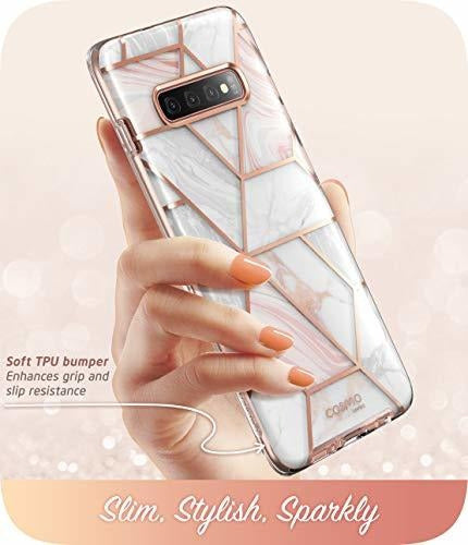 I-Blason Cosmo Designed for Galaxy S10 Case - Elegant Marble 2