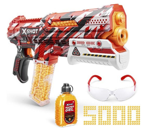 Pistola Xshot Hyper Gel Clutch Con 5000 Pellets 0