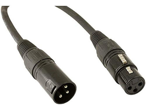 MCSPROAUDIO 110 Ohm DMX Lighting Cable 3 Pin (25 ft) 1