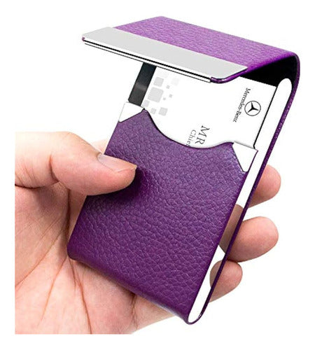 Padike Synthetic Leather Business Card Holder 0