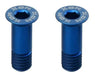 XON Change Wheel Screws Pair - Aluminum - Blue 0