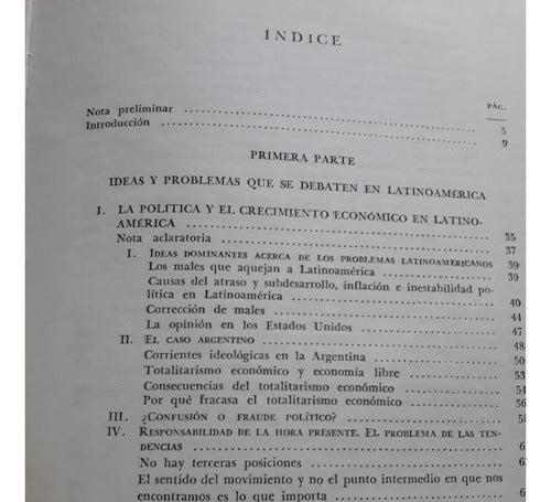 Politica Y Economica En Latinoamerica - Alvaro C. Alsogaray 1