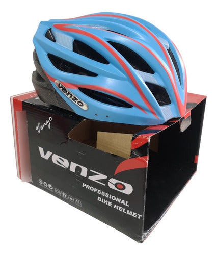 Venzo Cycling Helmet Vuelta Model C-423 Unisex - Lightweight with Detachable Visor 17