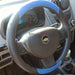 Goodyear Steering Wheel Cover + 2 Padded Seat Belt Covers Blue 1