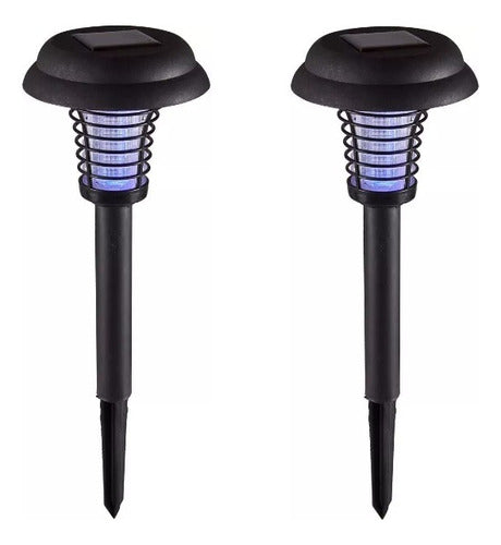 Generic Solar LED Stake Light Mosquito Eliminator Pack of 2 0