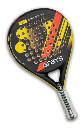 Grays Paleta Padel Attack 5.0 Or/blk Met 610010 Lefran 0