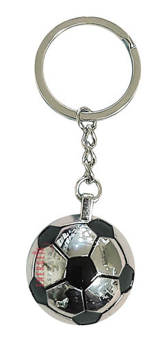 Proyec Metal Keychain Soccer Ball or Dumbbell Souvenir 3