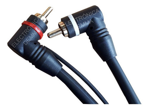 Ciclos RCA Cable 3.6 M 90° Shielded With Remote for Woofer Power 0