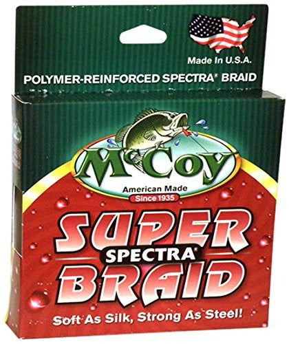 McCoy Fishing Super Spectra Braid, Hi-Viz Yellow 0