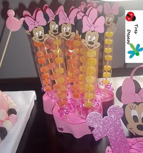 Dulces Temáticos Minnie Mickey Mouse Brochettes Dulces 4