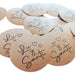 50 Customized Tags on Kraft Paper or Illustration without String 0