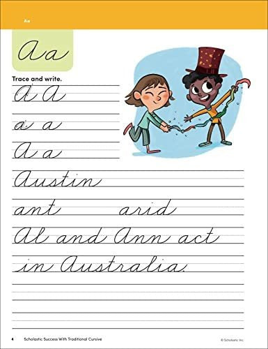 Book : Scholastic Success With Traditional Cursive Grades.. 2