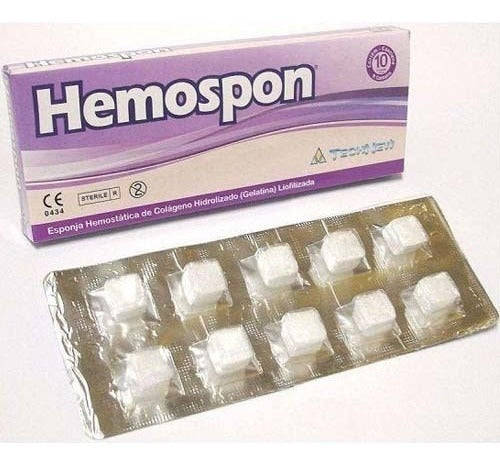 Hemospon Technew Hemostatic Collagen Sponge X40 1