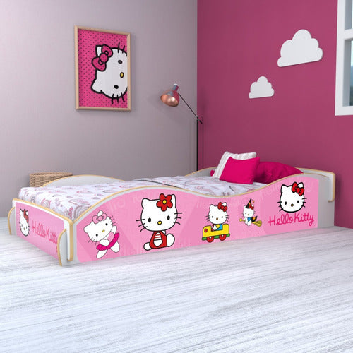 Kids Bed Kitty 1.40 Helps Them Sleep Alone 0