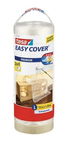 Tesa Cobertor Pintura Con Cinta Enmascarar 1.4x33mts 0